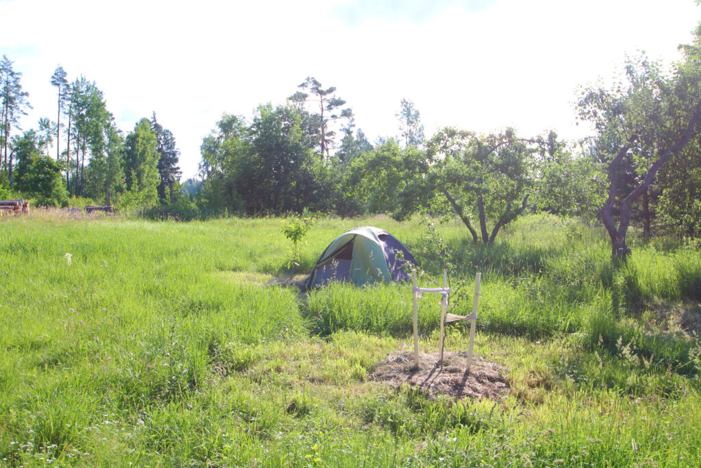 First time tenting in Valgamaa Estonia